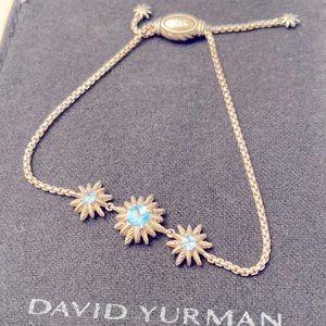 DAVID YURMAN Blue Sapphire Starburst ⭐️ Bracelet